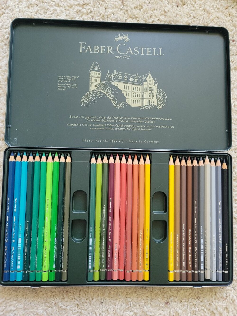 Farber-Castel Albert Durer Watercolor Pencils  60 Count Gently Used